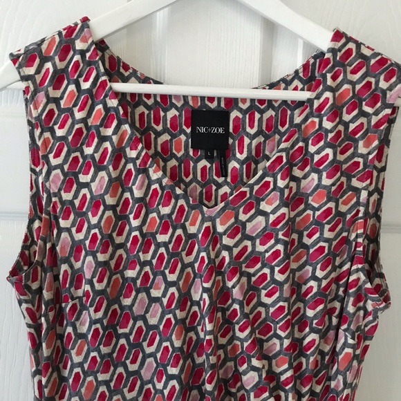 NIC+ZOE Bright Stone Twist Dress Size Large - Picture 5 of 5